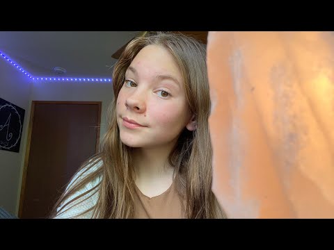 salt rock lamp scratching~annaASMR