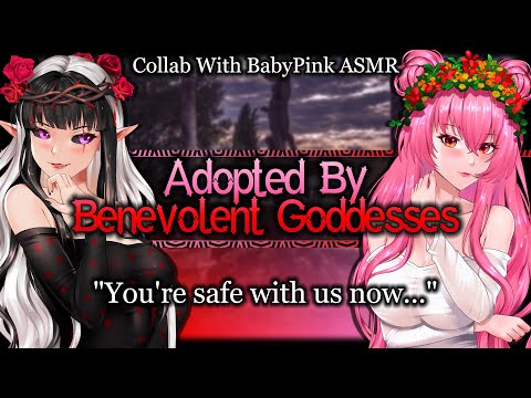 Beautiful Goddesses Adopt You To Be All Theirs' [Possessive] | Medieval ASMR Roleplay /FF4A/