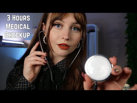 ASMR 3 HOURS Medical Check Up Compilation (Close up Medical Personal Attention)
