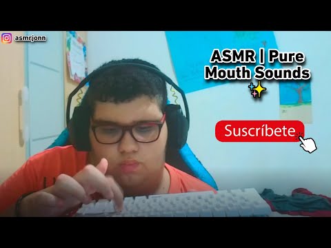 ASMR | Pure Mouth Sounds and keyboard sounds  (fast & aggressive) | Gentle Whispers ✨