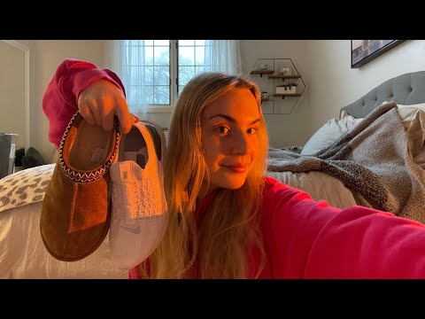 asmr my favorite shoes collection (whispers, tapping, fabric sounds)