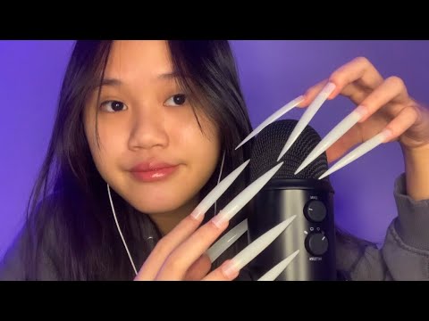 ASMR MIC SCRATCHING & TAPPING W/ CLAWS