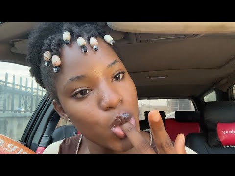 ASMR| Spit Painting You in My Car 💦 Mouth Sounds 👄 (personal attention)
