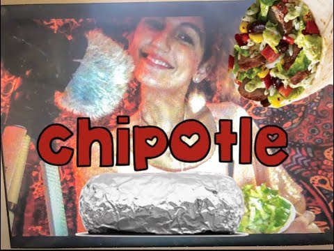 ASMR ~ EAT CHIPOTLE WITH ME! ((whisper ramble))
