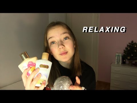 ASMR Lotion Sounds on Microphone