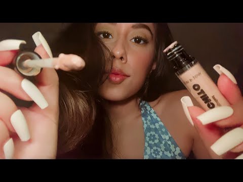 Old School ASMR Doing Your Makeup In Bed (personal attention)