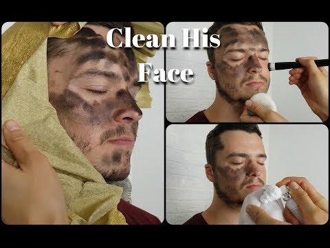 ASMR I Found Something Dirty - REAL Face Cleaning