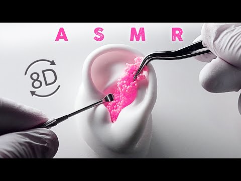 ASMR 8D Ear Attention for Sleep & Tingles | Deep Ear Cleaning & Thorough Ear Massage [No Talking]