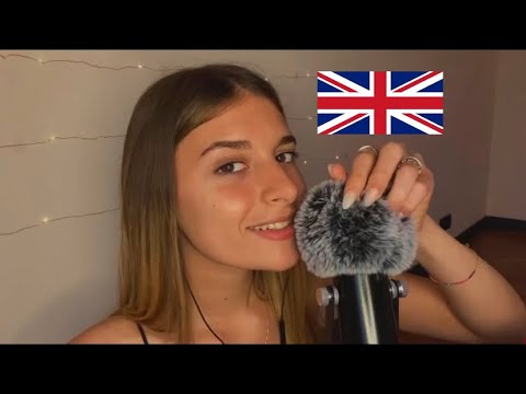 ASMR First video in english: Aggressive mic scratching&mouth sounds👄💤