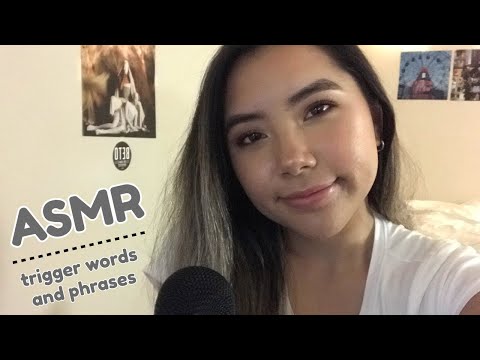 ASMR 🌙 Trigger Words and Phrases 🌙 (Relax, Tickle, Stipple, etc.)