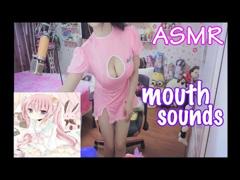 ASMR NANA | Thumping heartbeat and soft touch | mouth sounds