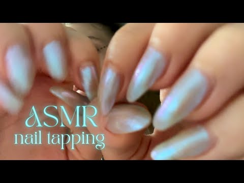 ASMR • pure nails tapping 🦋💅🏼