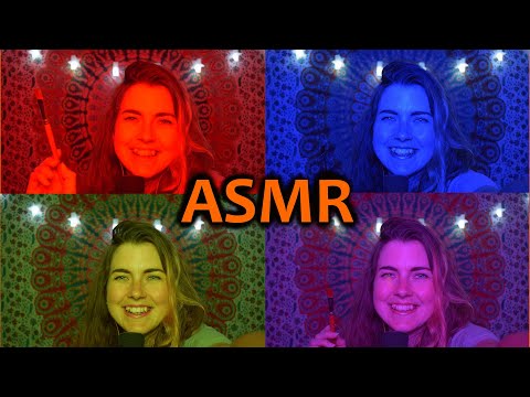 Sleepy Time ASMR: Whisper Rambles with Colour-Changing Lights ~~Audio & Visual Triggers for Sleep~~