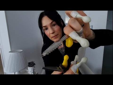 crazy therapist heals you with her different treatments ASMR