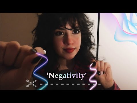 ASMR Plucking Your Negative Energy 💫✨✂ with Layered Sounds