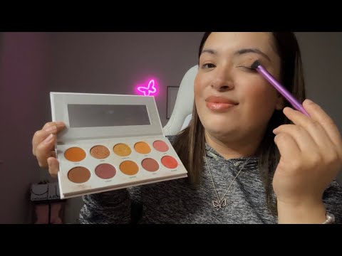 ASMR| Calmly doing your late night makeup 💄 (personal attention & rummaging sounds)