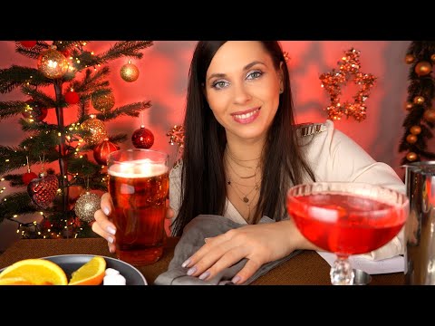 ASMR Hotel check in and Bartender roleplay 🎄