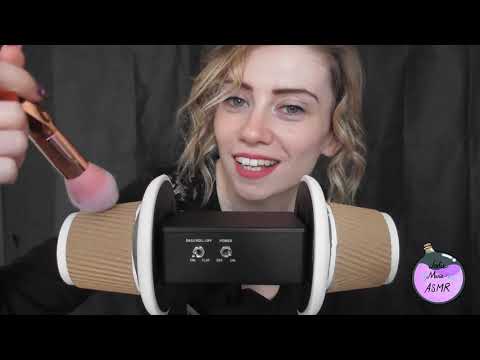 ASMR- Monthly appreciation video/paper cups/brushing/tapping