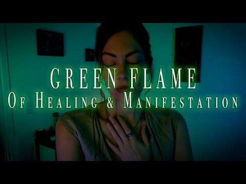 Green Flame of Healing & Manifestation | Reiki with ASMR | Travel to Healing Temples