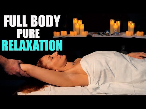 [ASMR] Hour Long Full body Relaxing Spa Massage [No Talking]