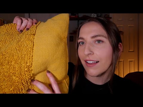 ASMR tucking you in for deep sleep 💤 fabric scratching + eye covering + personal attention