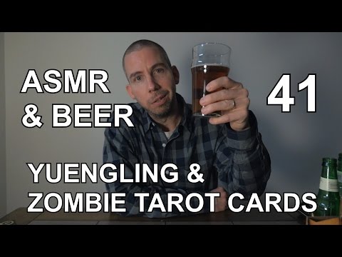 ASMR & Beer #41 - Yuengling Traditional Lager & Zombie Tarot Cards