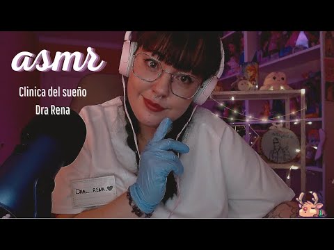 ASMR | Clínica del sueño - Dra Rena | Roleplay - Soft Spoken, Scratching, Masaje