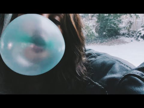 Super Bubblegum Chewing and Blowing Bubbles for Relaxation/ No Talking/ ASMR GUM