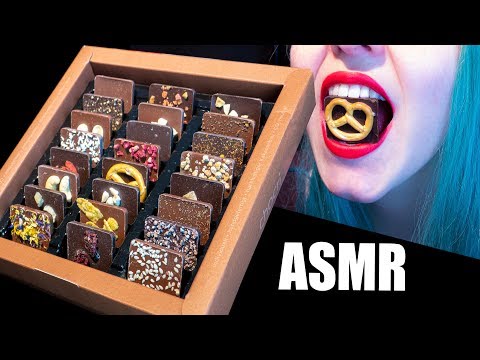 ASMR: Weird Chocolates Combinations | Blossoms, Pine Nuts, Chili Pepper 🍭 ~ Relaxing [No Talking]😻