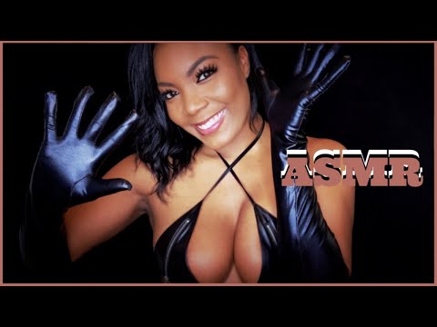 ASMR Zipper Top and Long Black Spandex Gloves | Hand Movements, Zipper & Fabric Sounds for Tingles