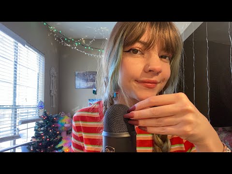 ASMR | Mic Scratching w/ Long Nails | Bare Mic & Floofy Cover