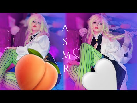♡ ASMR Scratching Cloth & Stockings ♡ Mitsuri Kanroji Cosplay