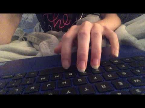 ASMR~ tapping on laptop | keyboard typing | no talking