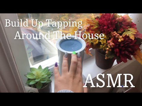 Build up Tapping & Scratching ASMR House Tour (lofi)