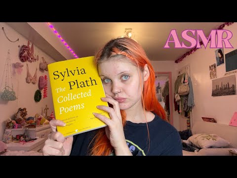 ASMR | Reading Sylvia Plath Poetry (Kinda Chaotic) 💫
