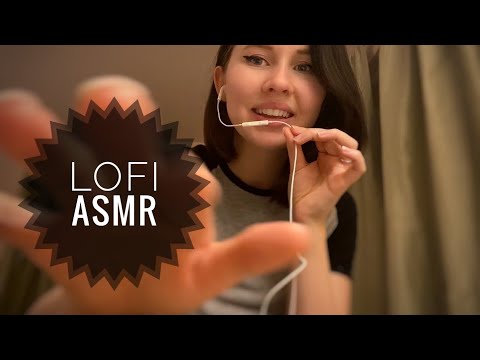 ASMR~Lofi Unpredictable Hand Movements and Mouth Sounds Part 2 (No Talking)