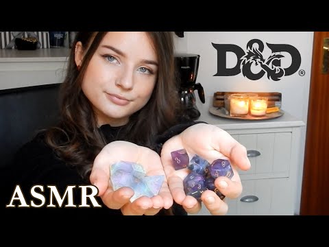 ASMR | D&D Dice Set Unboxing & Review | Soft Speaking, Tapping and Crinkling Sounds