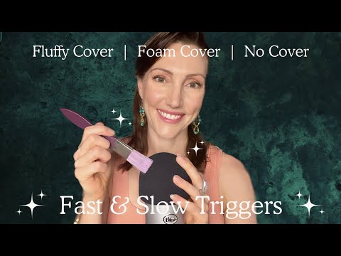 ASMR Fluffy & Foam Covers✨ Fast & Aggressive | Slow & Gentle | NO Talking 🤫 Study 📚 Relax 😌 Sleep 😴