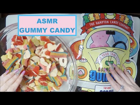 ASMR Gummy Candy Taste Test | Eat With Me | Whispered Review