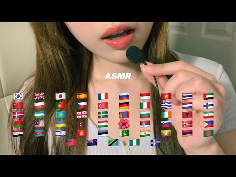 A Korean girl trying ASMR in *55* languages 🫣