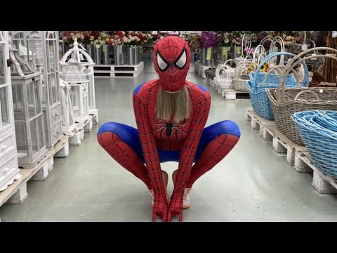 No ASMR Spiderman in Supermarket Just for fun 🤪