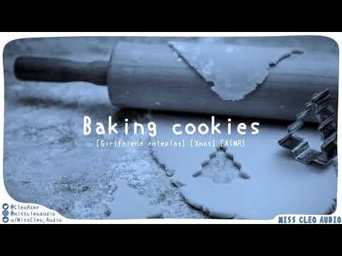 ASMR: Baking cookies [Girlfriend roleplay] [Funny] [Baking together] [Xmas season]