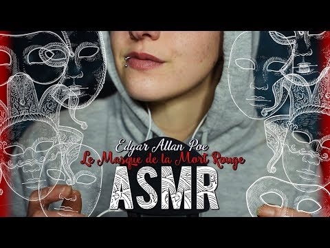ASMR Français  ~ Le masque de La Mort Rouge - Lecture chuchotée