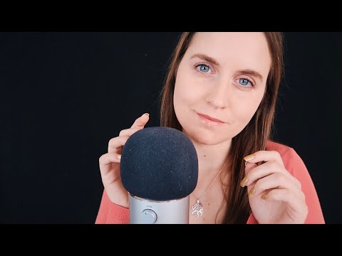 [ASMR] Slow Mic Scratching with Trigger Words 💋Whispered