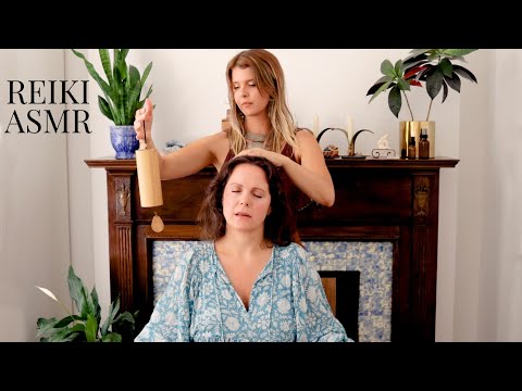"Relaxing Reiki Healing" ASMR REIKI Soft Spoken Energy Session and Head Massage (Real Person)
