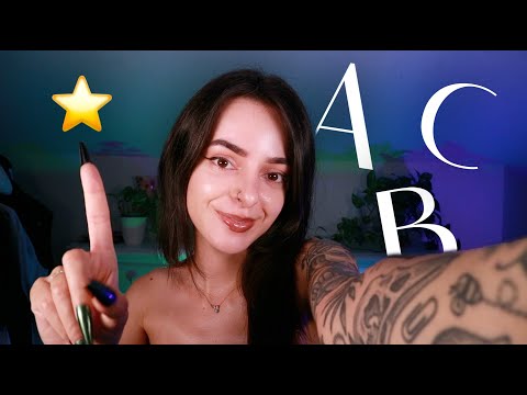 Chaotic ASMR For People Who Can't Focus ✨ An Unpredictable Alphabet Game ✨ Follow My Instructions ✨