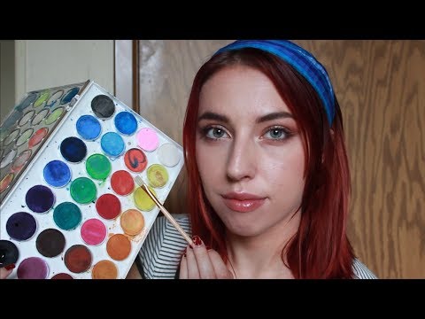 Painting Your Face During A Rainstorm~ ASMR