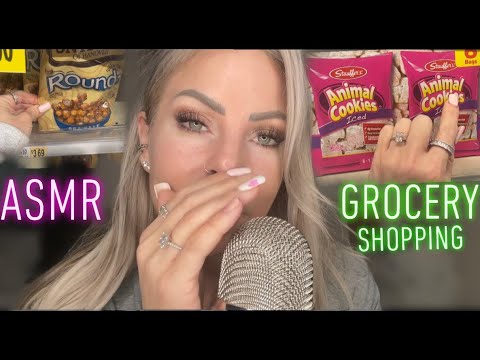 ASMR In The Grocery Store & Grocery Haul Up Close WHISPERING VOICEOVER