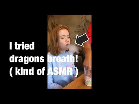 I Tried Dragons Breath...( kind of ASMR ) 🐉
