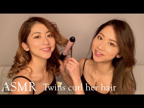 【Japanese ASMR／音フェチ】髪の毛を巻く音/How We curl our hair